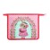 Folder for notebooks A5, 245 x 195 x 50 mm, zipper from above, to 61shk5, "owl" (voluminous 3D risun with sparkles), laminated cardboard/textiles