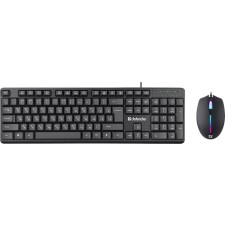 The keyboard set and the mouse Defender Triumph C-991, wired, membrane, 1600 dpi, USB, black