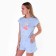 Female set (T -shirt/shorts), blue/stars, size 50 (XL)