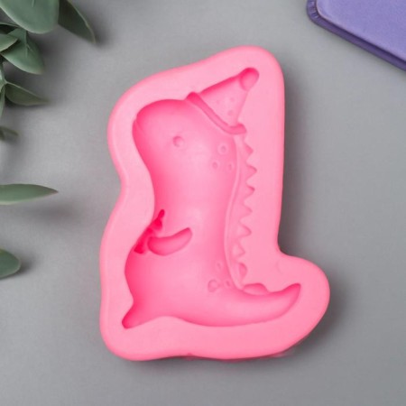 Mold Silicon "Dinosaurus in the cap" 1.9x6x8 cm