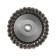 Metal brush for ushm scrap, twisted wire, "cup", M14, 150 mm