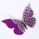 Set for decorating "butterflies" two -layer, set 12 pcs, color purple