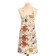 Apron Ethel "Flowers", 70*68 cm, 100% p/e