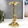 Souvenir Polystone Squint "Snake on Palma" gold 31x13.5x13.5 cm