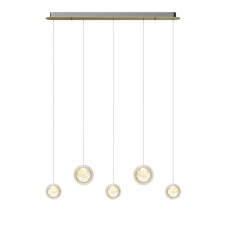 Suspension lamp Maytoni Mod361PL-L33BS3K, LED, 33 W, 1105x156x3170 mm, 1600 lm, 3000k, brass
