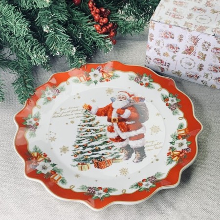 Lenardi dish, 30.5 cm, New Year print