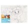 Picture on numbers for children, 20x30 cm, kitten wow