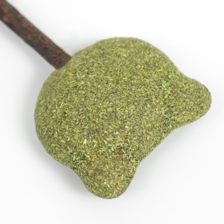 A toy for cats from cat mint "Kisa" on a wand of Matathabi, 13 cm-3