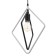Lamp Bayerlux 40391/1 E27 40W Black-White 25x10x30-130 cm