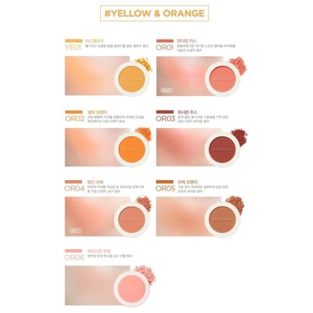 Bloss compact Saemmul Single Blusher Or04 Pumpkin Latte, 5 gr.-2