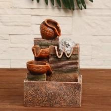 Bahara fountain three jugs, 17x14x26 cm (with backlight)