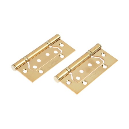Tundra butter-bearing, 100x70x2.0 mm, universal, without insert, color gold, 2 pcs.