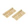 Tundra butter-bearing, 100x70x2.0 mm, universal, without insert, color gold, 2 pcs.