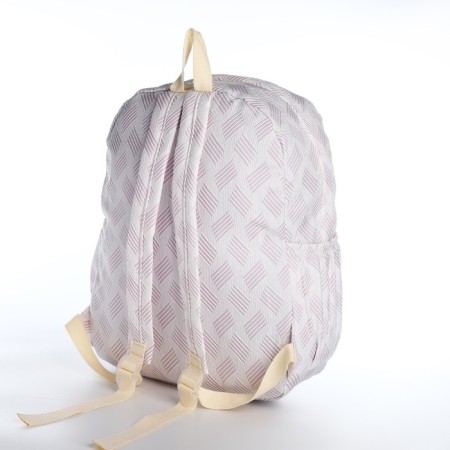 School backpack from textiles on lightning, 3 pockets, lilac color-3