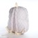 School backpack from textiles on lightning, 3 pockets, lilac color