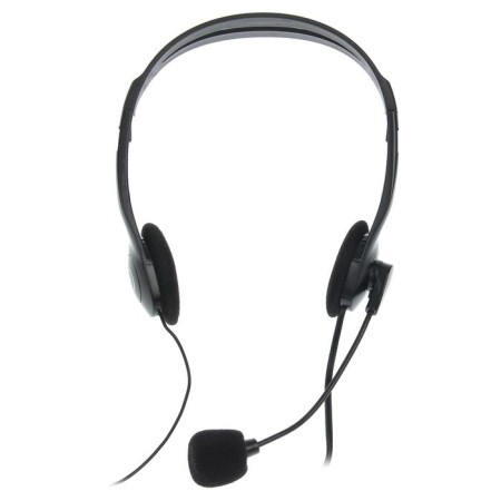 Headphones Defender Aura 102, computer, microphone, 85 dB, 32 Ohm, 3.5 mm, 1.8 m, black