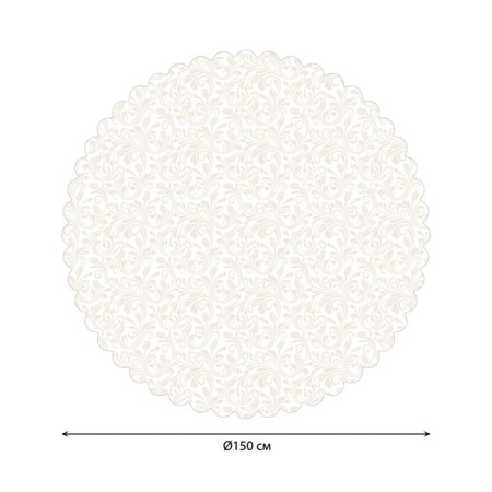 The tablecloth “Invisible patterns”, round, Saten, d = 150 cm-1