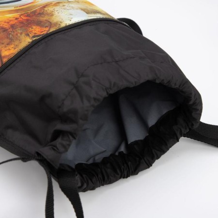 Back for shoes on the lace, Sacvoyage, external pocket, black color-2