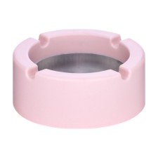 Ash for home, for cigarettes and sticks, D-9 cm, h-3.5 cm, pink