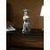 Cosmonaut's Steel stand, polystone, 47 cm, silver color