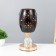 Table lamp "Flowers" E27 40W black and gold 12x12x24 cm Risalux