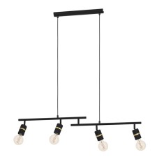 Suspended ceiling lamp Lurone, 4x10W E27
