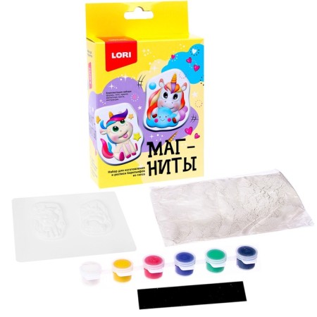 Gypsum magnets "Funny unicorns"-1