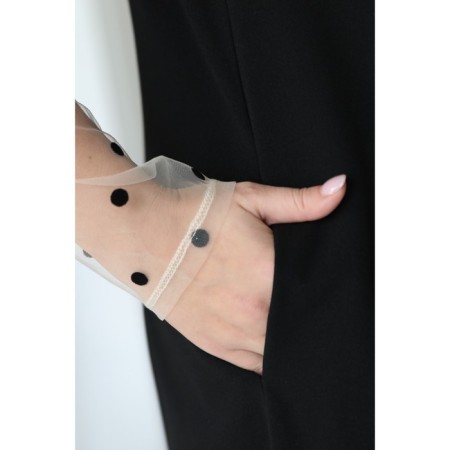 Female dress, size 52, black color-10