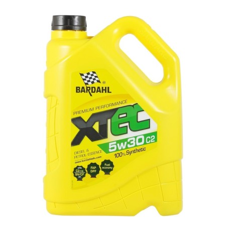 Motor oil Bardahl 5W-30 XTec C2 SN/CF 36533, synthetics, 5 liters