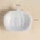 SL Home plate "Autumn Breeze", 13 × 11 × 2.5 cm, ceramics, white color