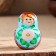 Nesting doll "pink flowers", 5 puppet, 14 cm