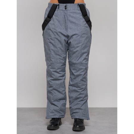Ski costume female winter, size 46, green color-15