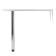 Bar countertop with a support, 1000x580x820 mm, Malaga