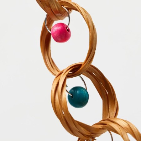 Toy for birds "Bamboo rings", mix-2