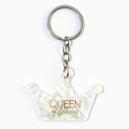 Acrylic key a keychain "Queen", 3.8 x 6 cm-2