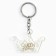 Acrylic key a keychain "Queen", 3.8 x 6 cm