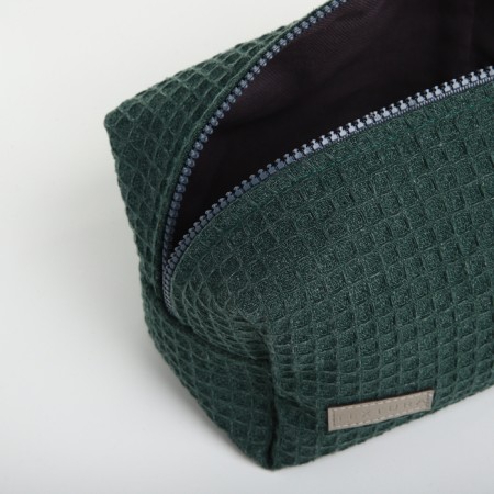 TEXTURA lightning cosmetic bag, green color-8