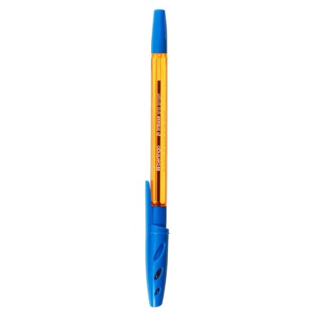 Ballpoint handle Berlingo "Tribase Grip Ginger", 0.7 mm, flu, light blue-1