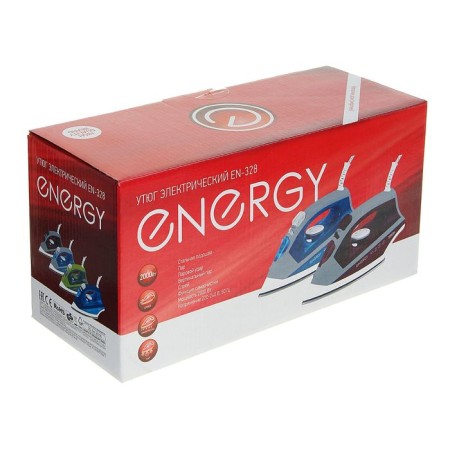 Iron Energy EN-328, 2000 W, stainless steel, 350 ml, burgundy-5