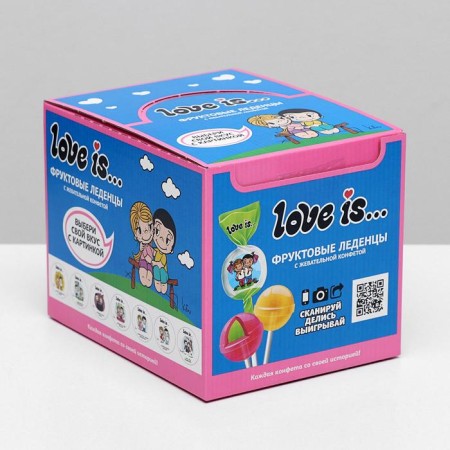 Caramel Loll Love IS, mix of tastes, 17.5 g-1