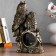 Two -owls desktop watches, 15.5 x 9 x 29.5 cm, gold
