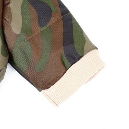 Zimovye jumpsuit for animals “Camouflage”, L (DS 28-30, Osh 32, OG 36-40 cm), mix-11