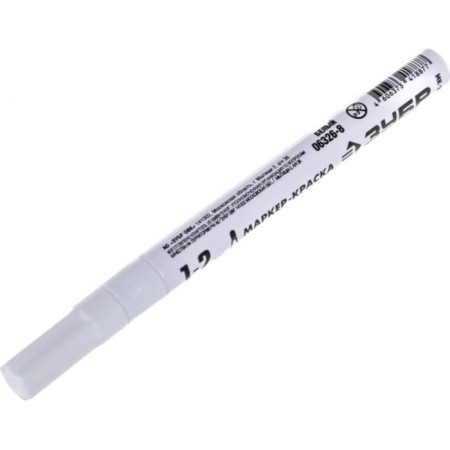 Marker-painting bison professional 06326-8, round, white, 1 mm-5