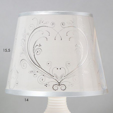 Camilla table lamp E14 15W white 20x20x30 cm Risalux-4