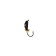 Mormyshka nymph, with a silver crown, weight 0.3 g, size 2.5
