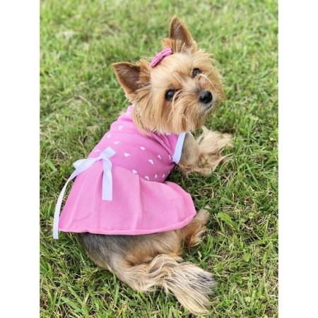 OSSO dress for dogs "Little Coquette", size 35 (DS 34-36 cm), pink