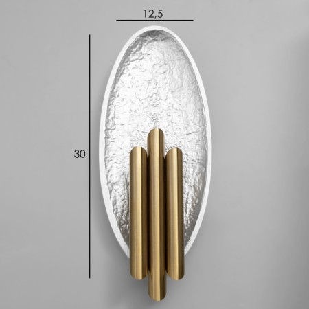 Sconces "organ" 3xg9 gold 48x24x15cm-4