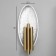 Sconces "organ" 3xg9 gold 48x24x15cm