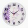 Wall clock, interior: flowers, "dragonflies", silent, d-30 cm