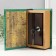 Safe wood leather "My Napoleonic plans with elements" 17x11x5 cm